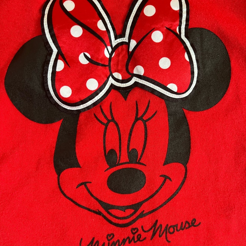 5T Minnie Mouse shirt & skirt set w/ Ty Beanie Babies Mickey Mouse & Minnie - Picture 3 of 7